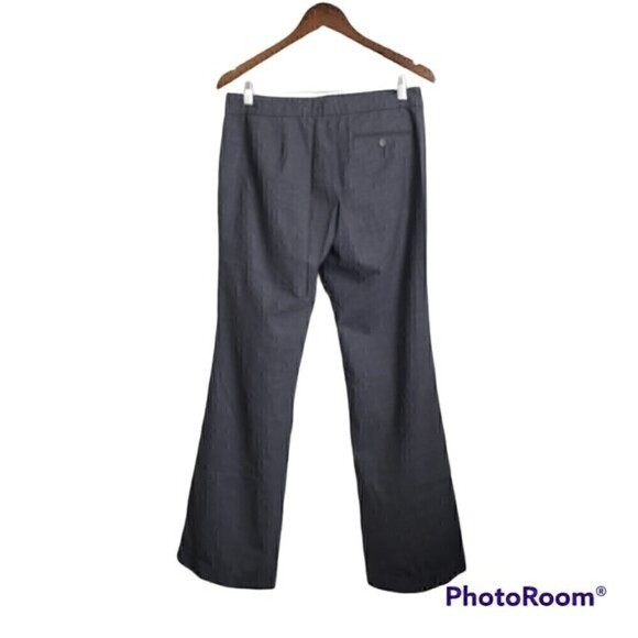 BCBG MAXAZRIA Carla straight leg gray wool trouser pants size 8 - Picture 6 of 8